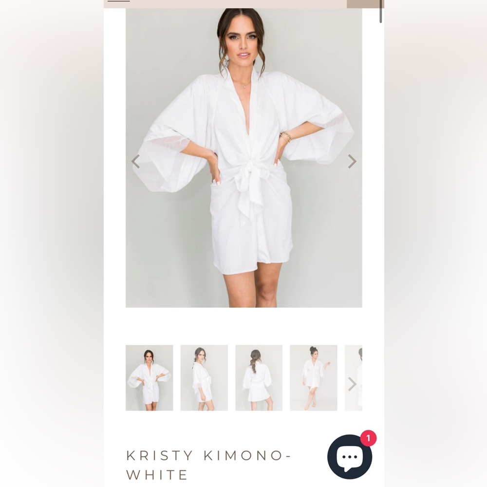 Barely used Robed with Love Kristy Kimono